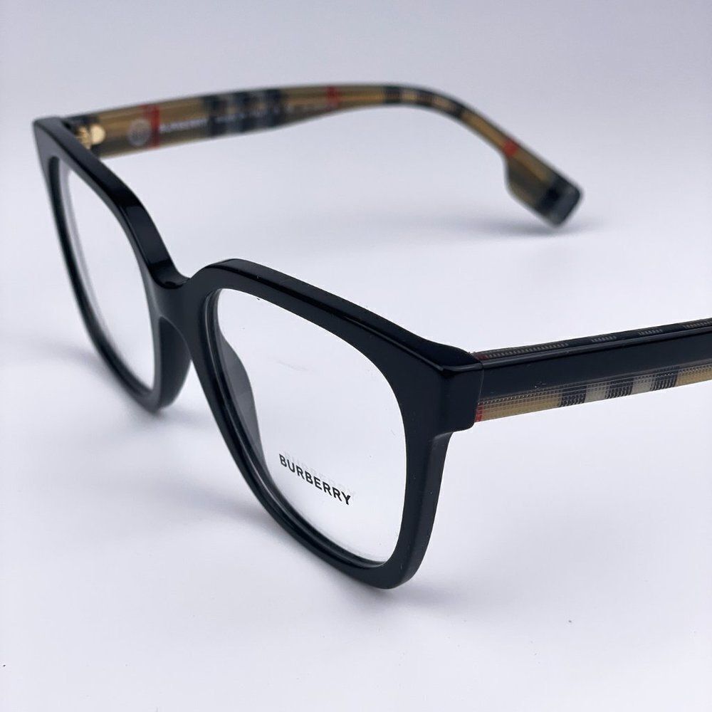 NEW Burberry Evelyn BE2347 3942  Black Square Women Eyeglasses - Picture 5 of 9